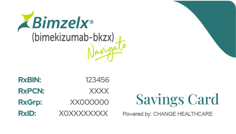 BIMZELX Navigate™ Savings Card.