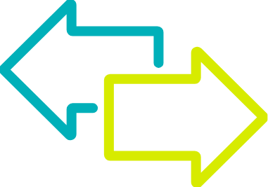 Icon: opposing arrows